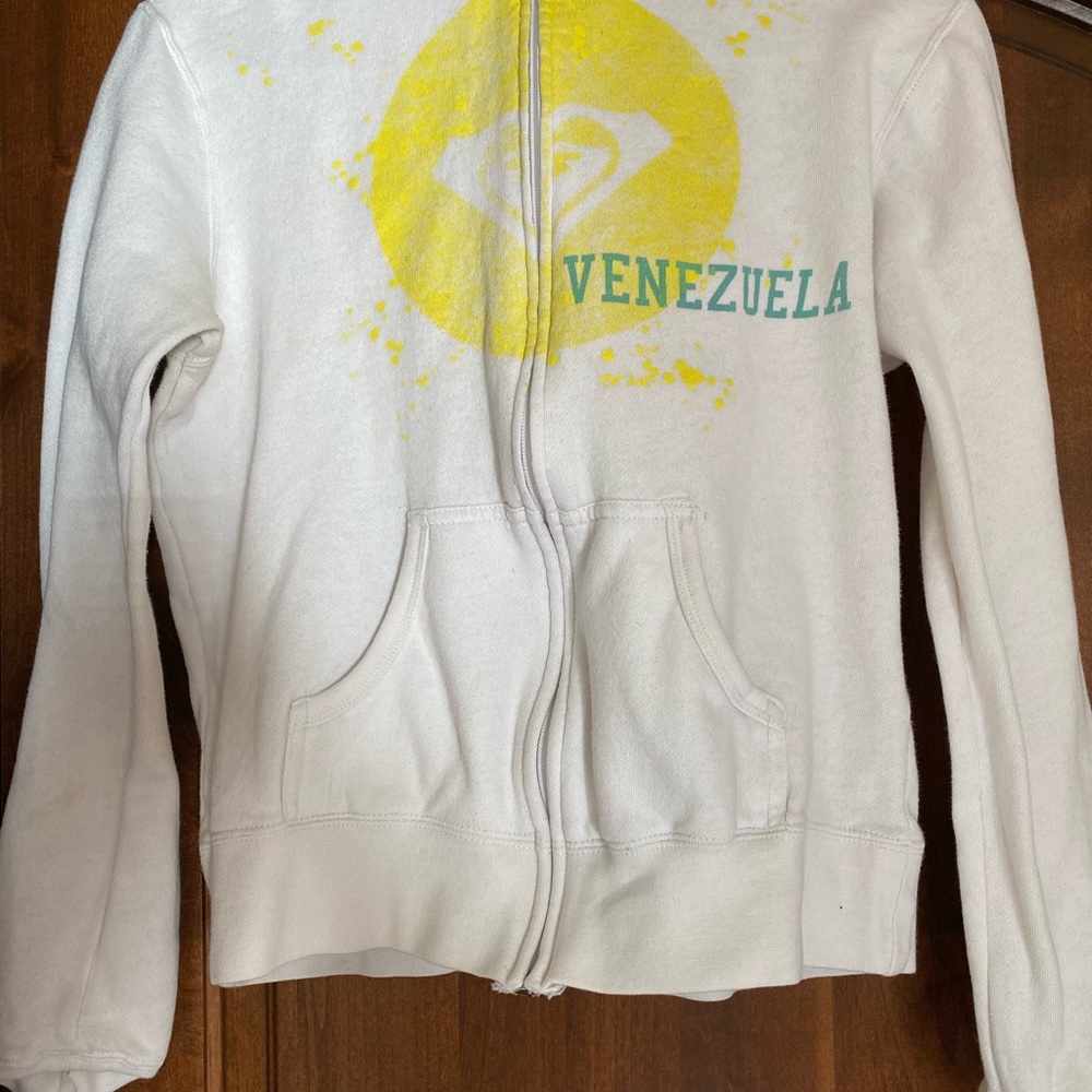 Zip up sweatshirt